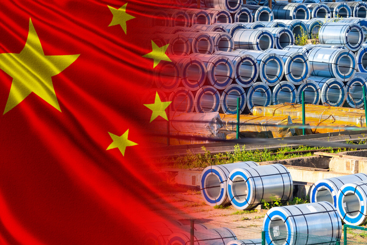 In 2024, Chinese steel exports reached a record 118m tonnes.  Photo: Shutterstock