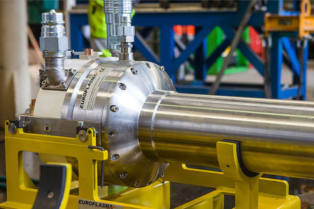 La torche à plasma d’Europlasma lui permet de vitrifier des déchets et donc d’éviter que les cendres ne s’échappent dans l’atmosphère. (Photo: Europlasma)