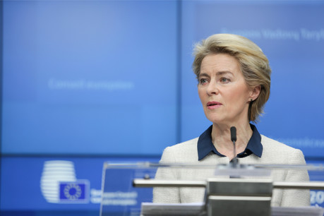 Ursula von der Leyen entend réveiller les consciences des dirigeants européens par une vaste collecte de fonds pour soutenir la recherche, la commercialisation et la distribution mondiale d’un vaccin contre le Covid-19. (Photo: Shutterstock)