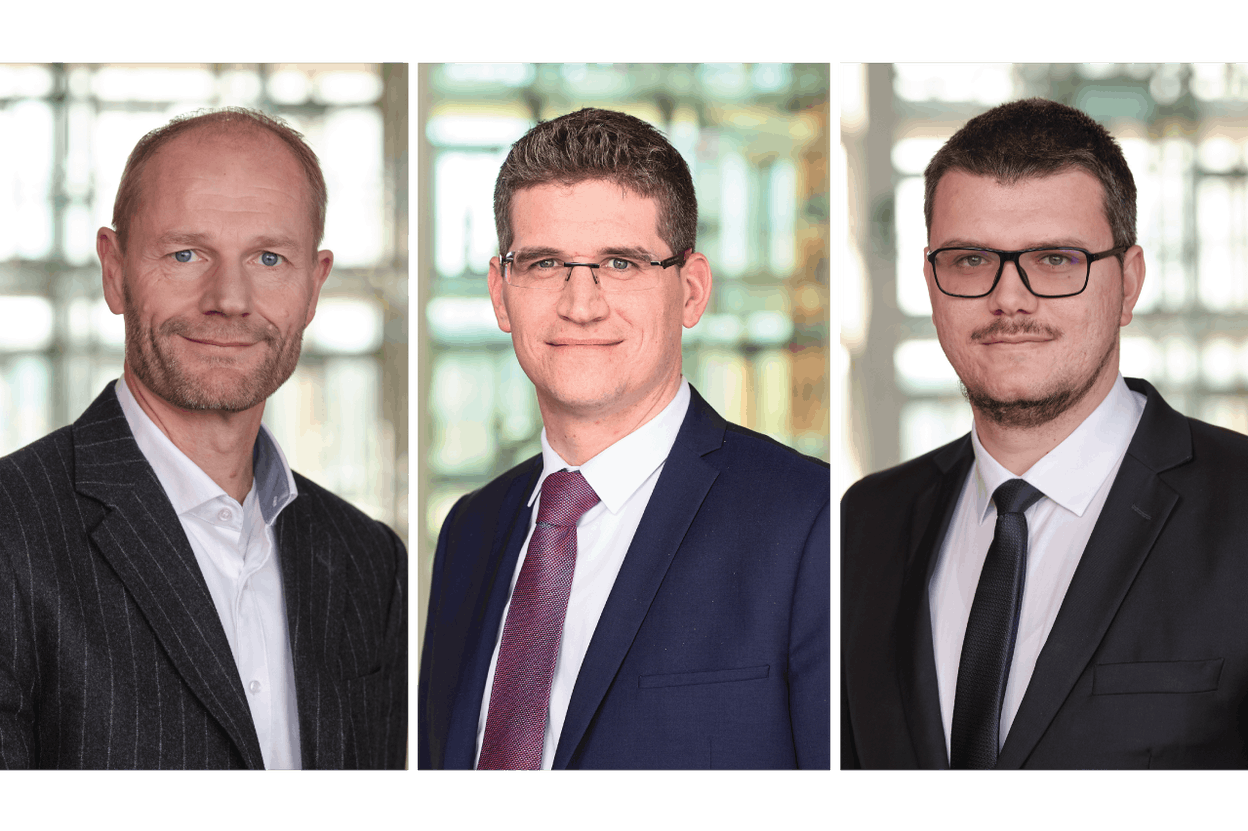 Holger von Keutz , Partner and Securitisation Leader, PwC Luxembourg,  Markus Zenz , Partner, Pwc Luxembourg and  Andrei Radu , Senior Manager, PwC Luxembourg. Credit: PwC Luxembourg