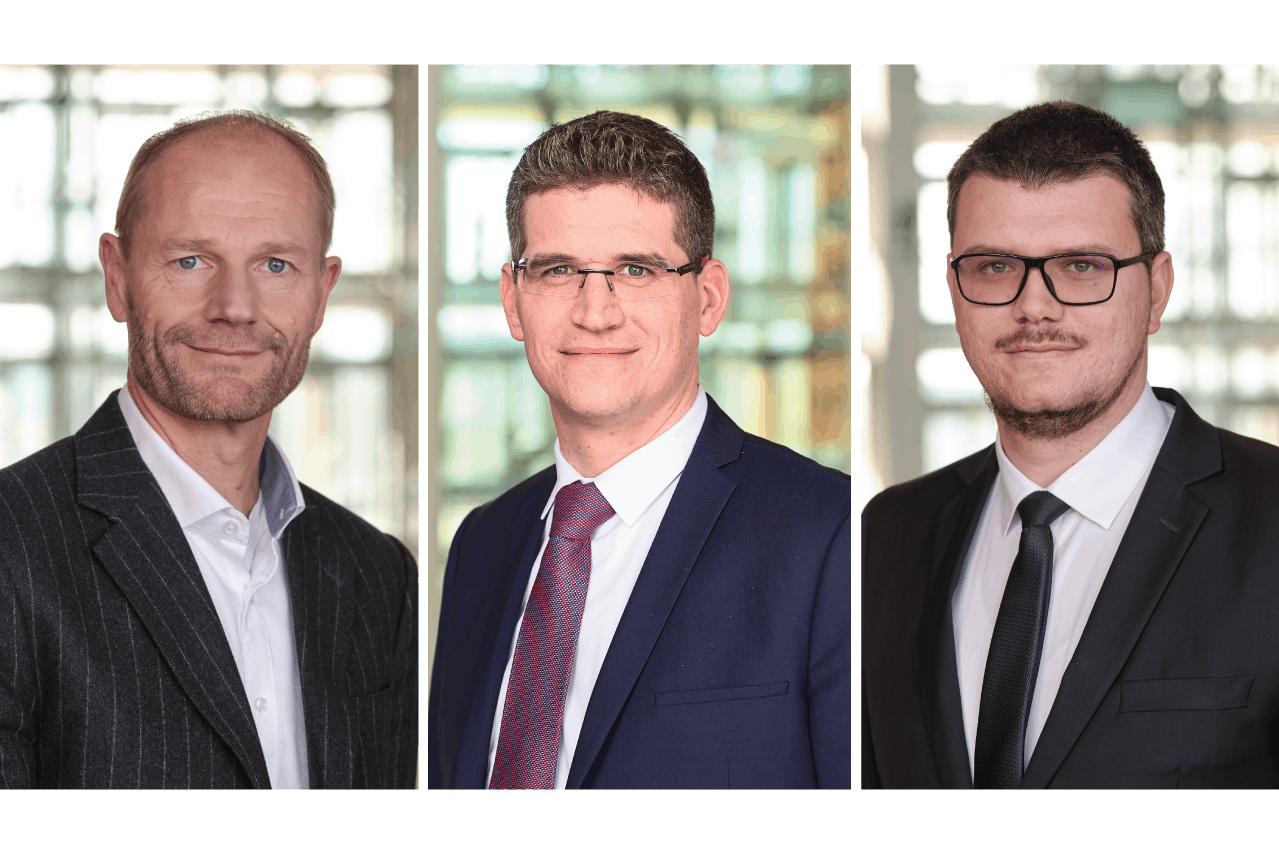 Holger von Keutz , Partner and Securitisation Leader, PwC Luxembourg,  Markus Zenz , Partner, Pwc Luxembourg and  Andrei Radu , Senior Manager, PwC Luxembourg. Credit: PwC Luxembourg