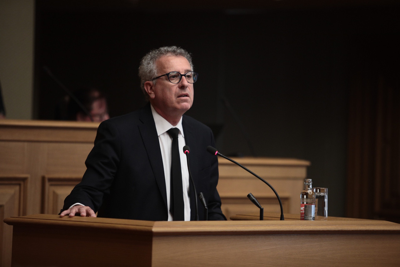 Le 15 novembre, Pierre Gramegna, ministre des Finances, a présenté la situation financière de l’État à fin septembre.  (Photo: Matic Zorman / Archives)