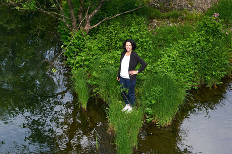 Coordinatrice du projet Waterwalls, Séverine Zimmer regrette l’excès de contraintes environnementales pour un projet culturel. (Photo: Andrés Lejona/Maison Moderne)