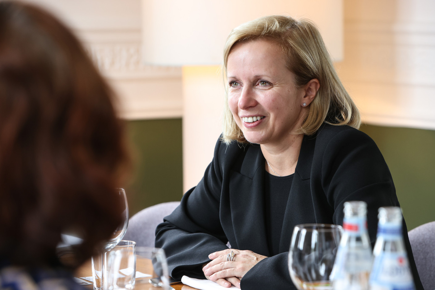 Aurélia Feltz (Beelex) at a TGIF lunch on 29 September 2023. Photo: Marie Russillo / Maison Moderne