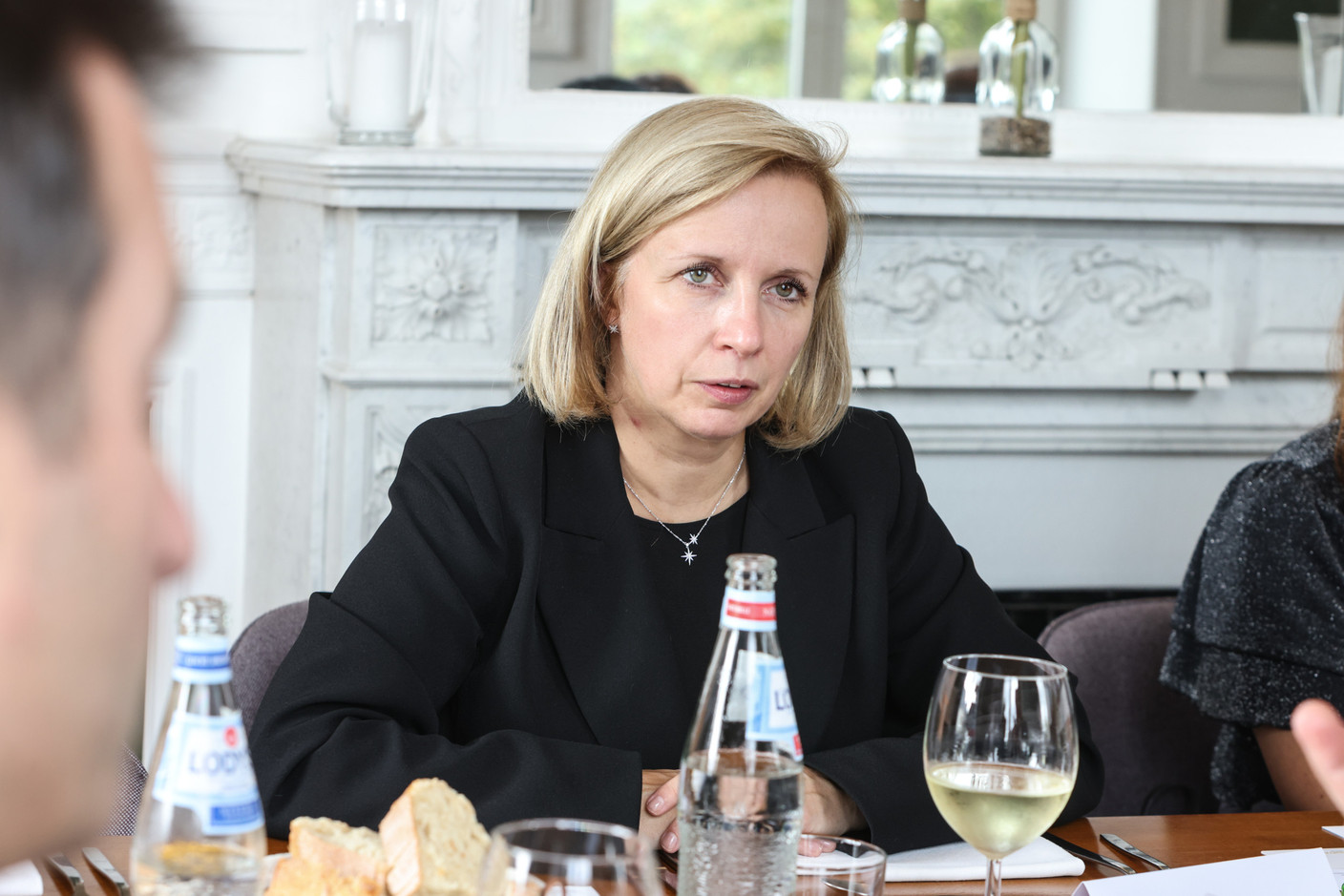 Aurélia Feltz (Beelex) at a TGIF lunch on 29 September 2023. Photo: Marie Russillo/Maison Moderne