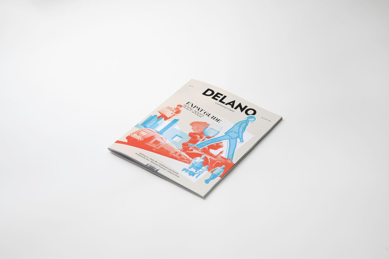 Delano’s Expat Guide 2021-22 is available on newsstands across Luxembourg from 14 July. Maison Moderne
