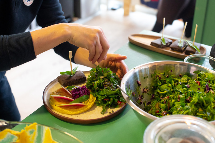 Designed to nourish body and mind, fresh vegetables and fruit, nuts, seeds and grains form the base of meals at Onda. Photo: Matic Zorman/Archives