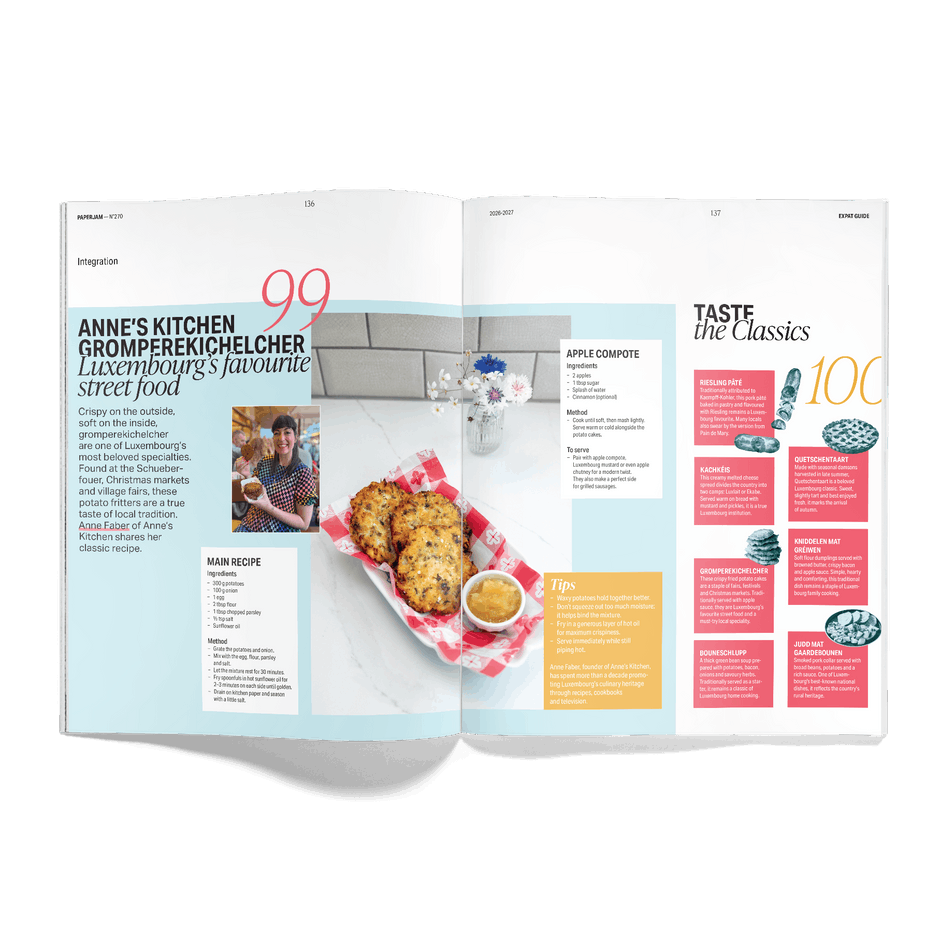 The latest edition of Paperjam’s Expat Guide contains over 150 pages of practical advice, useful addresses and information on living, working and settling into life in Luxembourg. (Visual: Paperjam)