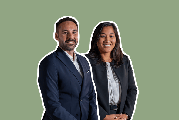 David Oukkal, Relationship Manager - Sector Coverage Financial Institutions / Funds et Karen Rakotozafy, Head of WB Strategy, Control & Support, ING (Photo: Paperjam)