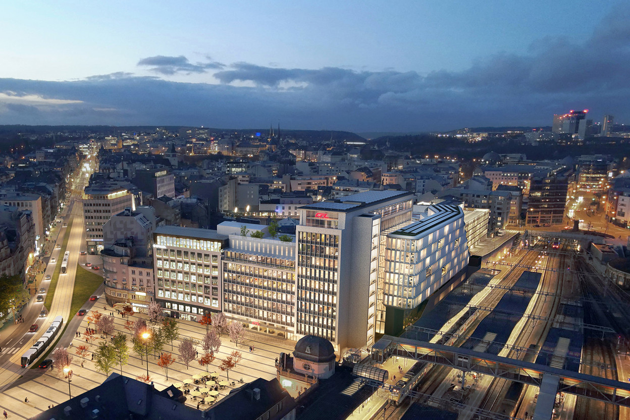 Le bureau d’études INCA a été retenu pour suivre les travaux du nouveau siège des CFL. (Photo : CFL)