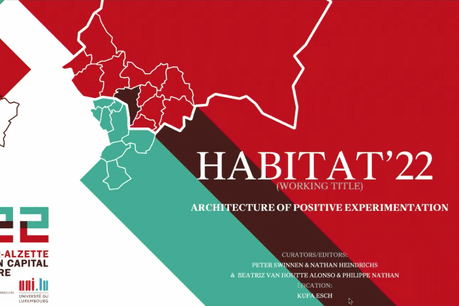 Peter Swinnen a présenté le projet d’exposition «Habitat’22», qui sera programmée dans le cadre d’Esch2022. (Photo: Esch2022-Peter Swinnen)