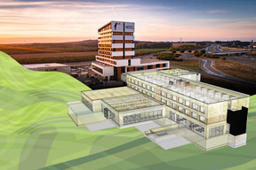 L’extension accueillera un centre wellness et de nouvelles chambres. (Illustration: Hôtel Van der Valk)