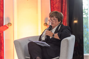Michèle Detaille, présidente de la Fedil, faisait partie des participants à la table ronde. (Photo: Romain Gamba/Maison Moderne)