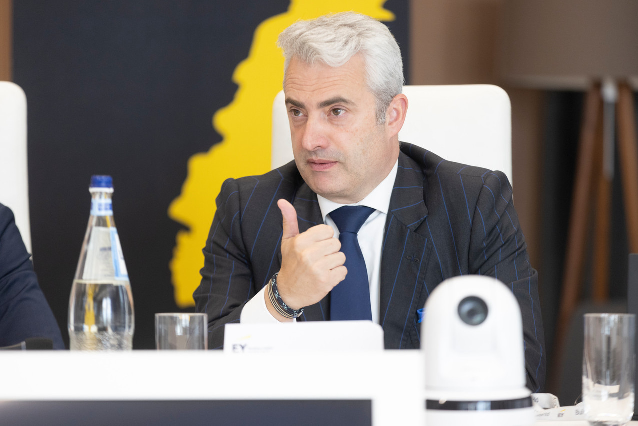 Olivier Coekelbergs, country managing partner of EY Luxembourg. Library picture: Guy Wolff/Maison Moderne (2022)