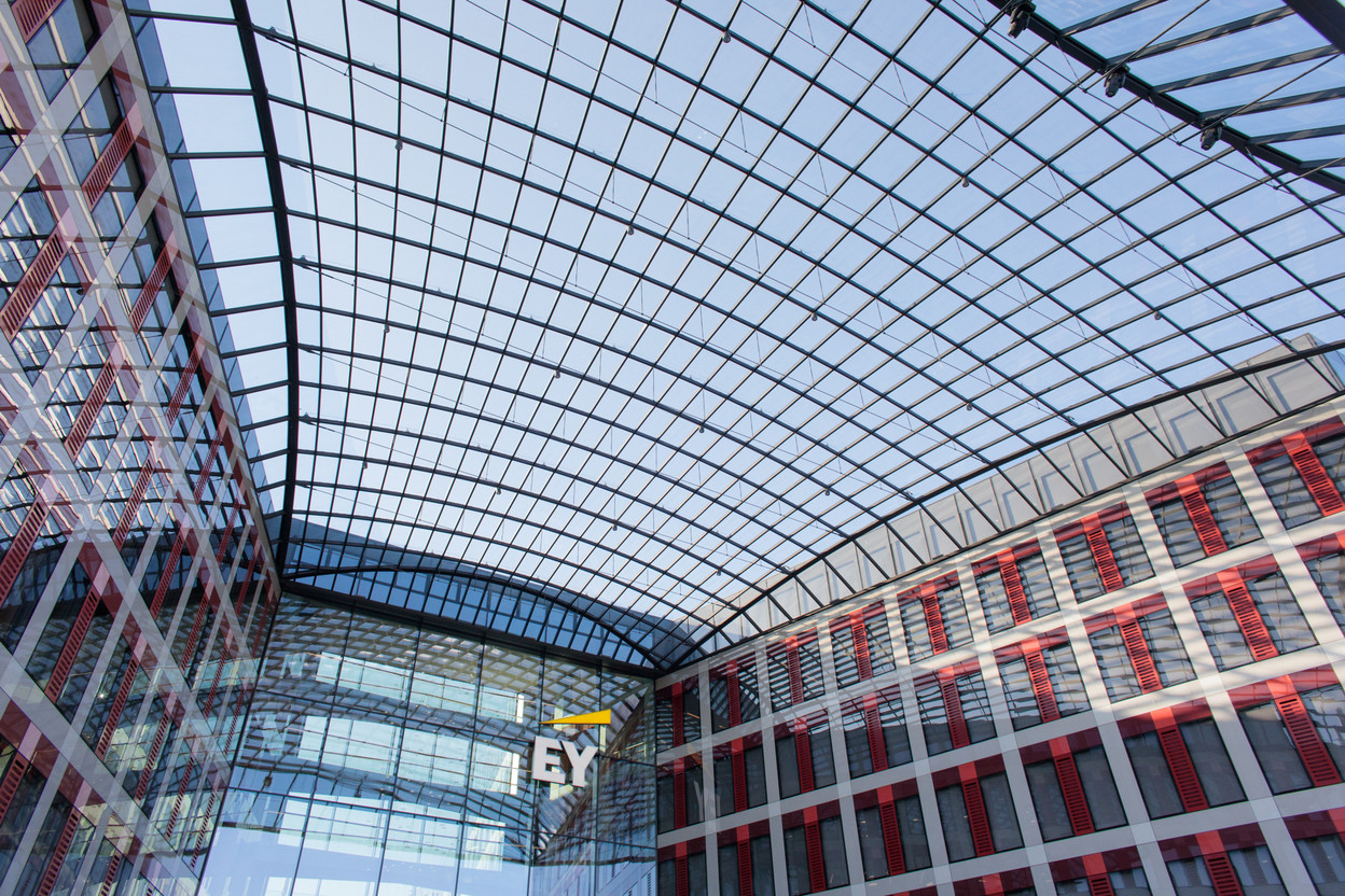 Project Everest--the plan to split the audit and consulting firm EY into two entities--was first announced in September 2022. Pictured is EY Luxembourg’s offices in Kirchberg. Library photo: Matic Zorman/Maison Moderne