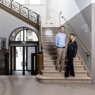 Bertrand and Charlotte Smets, second generation at the head of the Smets Group. Photo: Guy Wolff/Maison Moderne