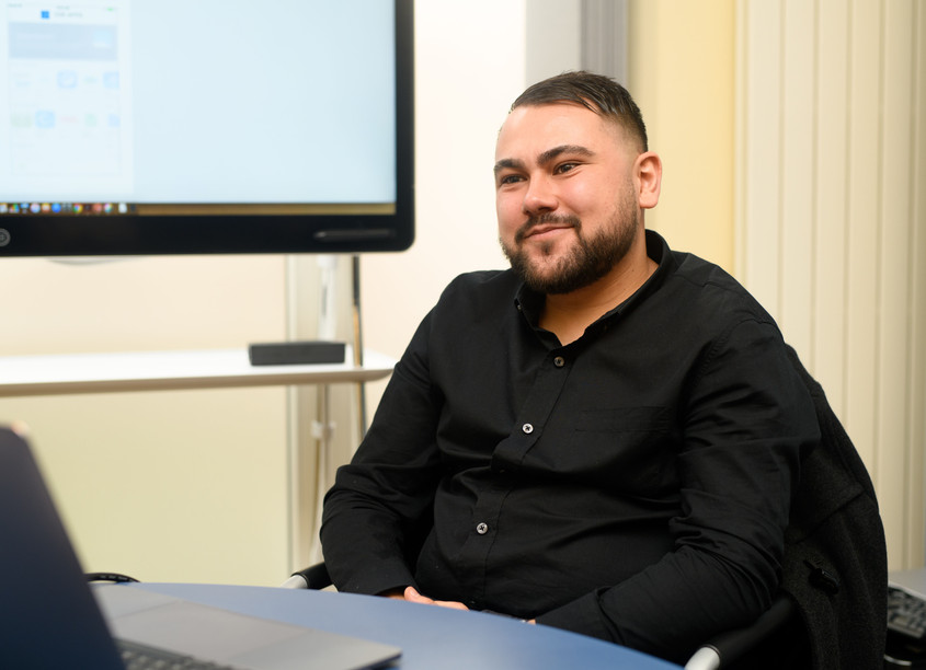 Christophe Cabral, Administrateur systèmes au sein du Service informatique de la Ville d’Esch-sur-Alzette. Crédit: Ville d’Esch-sur-Alzette