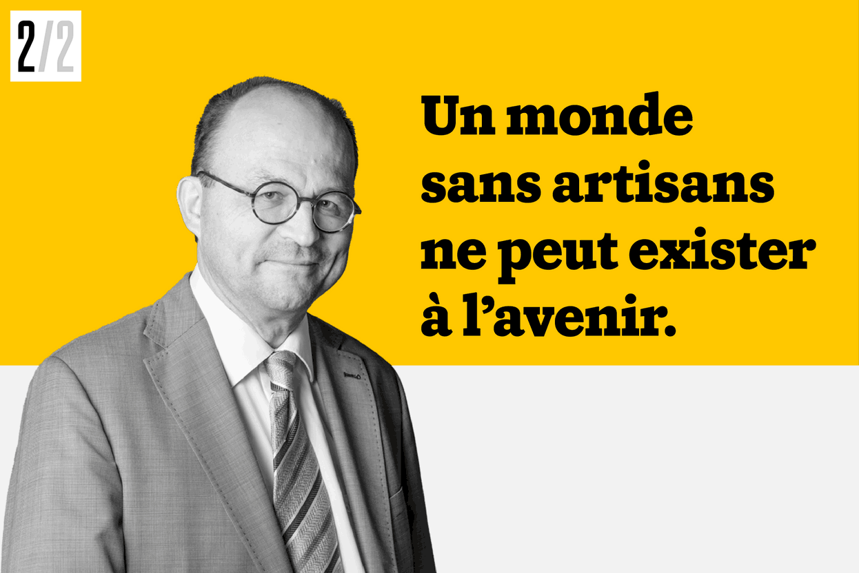 Tom Wirion, Directeur de la Chambre des Métiers.  Maison Moderne