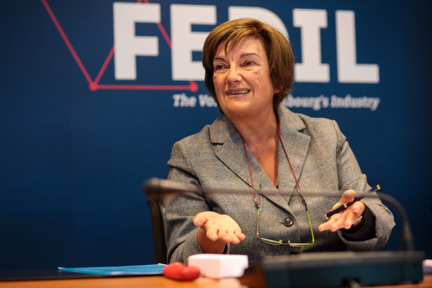 Michèle Detaille annonce que la Fedil travaille à une proposition pour réduire les délais administratifs dans des dossiers comme celui de Fage. (Photo: Matic Zorman/archives)