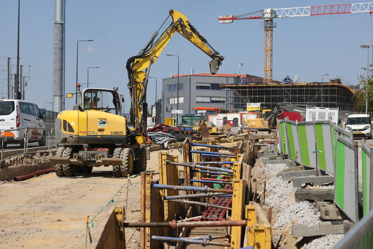 Le secteur de la construction comptabilise à lui seul 71 faillites au premier trimestre 2024.  (Photo: Guy Wolff/Maison Moderne)