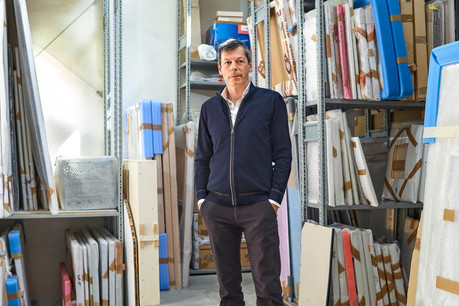 Alex Reding assure la promotion, depuis deux décennies, des artistes contemporains luxembourgeois à travers la galerie Nosbaum Reding. (Photo: Andrés Lejona/Maison Moderne)
