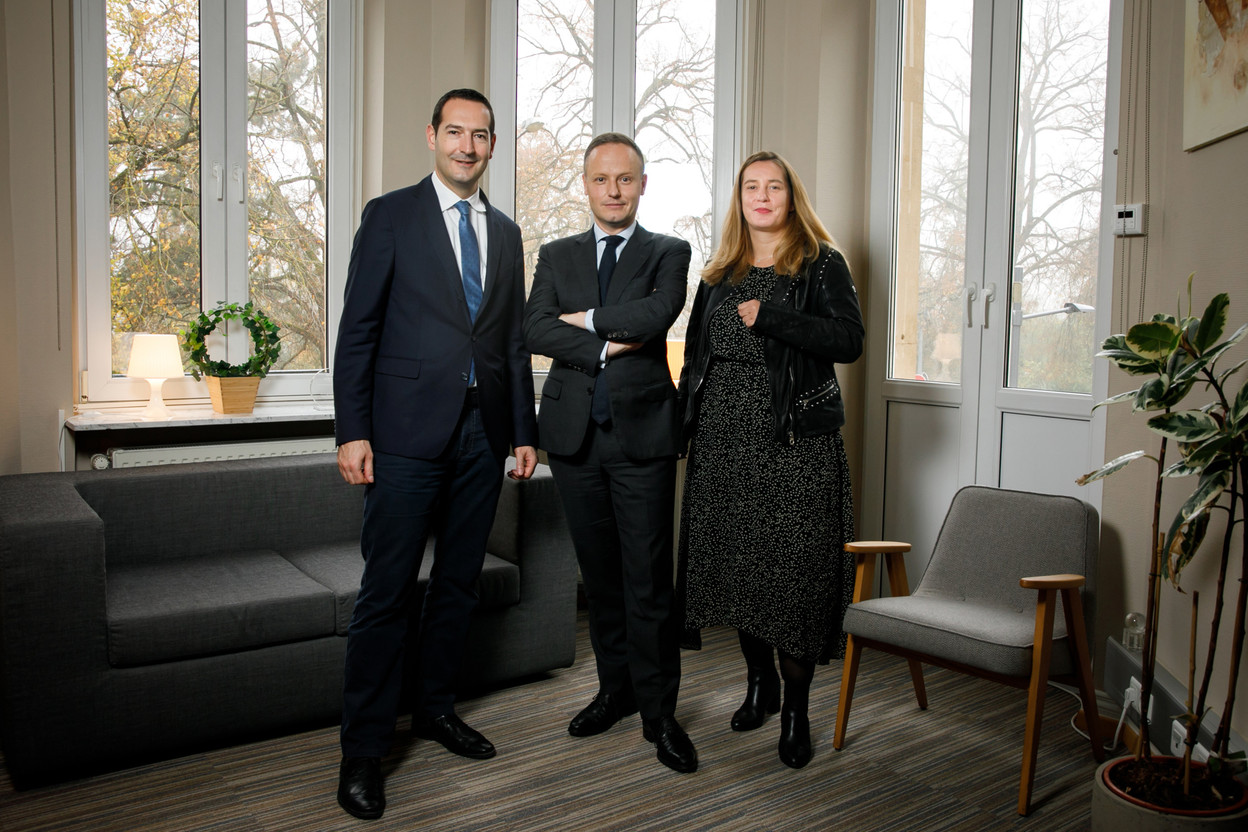 Nicolas Bernardy, Nicolas Thieltgen et Marie Bena, associés au sein du cabinet d’avocats Brucher Thieltgen & Partners. (Photo: Maison Moderne)