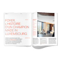 The magazine features ten themed articles, in both French and English, addressing the major challenges faced by family businesses and ‘national champions’.  (Visual: Paperjam)