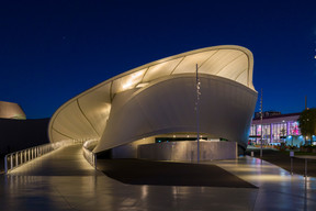 Luxembourg was the first to start construction work on its pavilion.  Photo: Emmanuel Claude / SIP