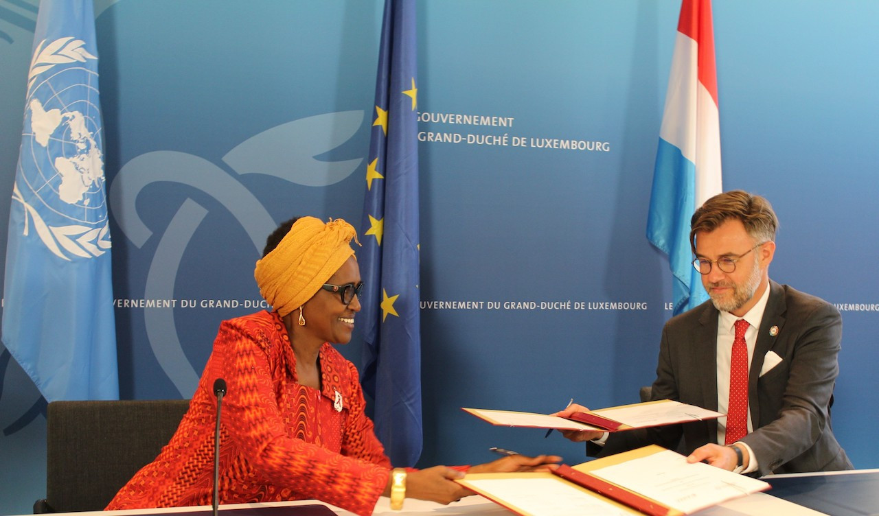 Fayot signs new UNAIDS partnership framework | Delano News