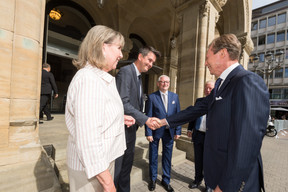 François Koepp, Lydie Polfer, S.A.R. le Grand-Duc Henri, Lex Delles, Alain Rix. (Photo: Bertelsmann/Nader Ghavami)