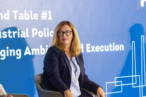 Jana Meisser, Head of Special projects, Long products, ArcelorMittal. (Photo: Romain Gamba/Maison Moderne)