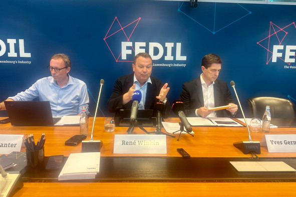 “We cannot restrict and close ourselves off without developing capacity ourselves,” said René Winkin, general manager of Fedil. Photo: Paperjam
