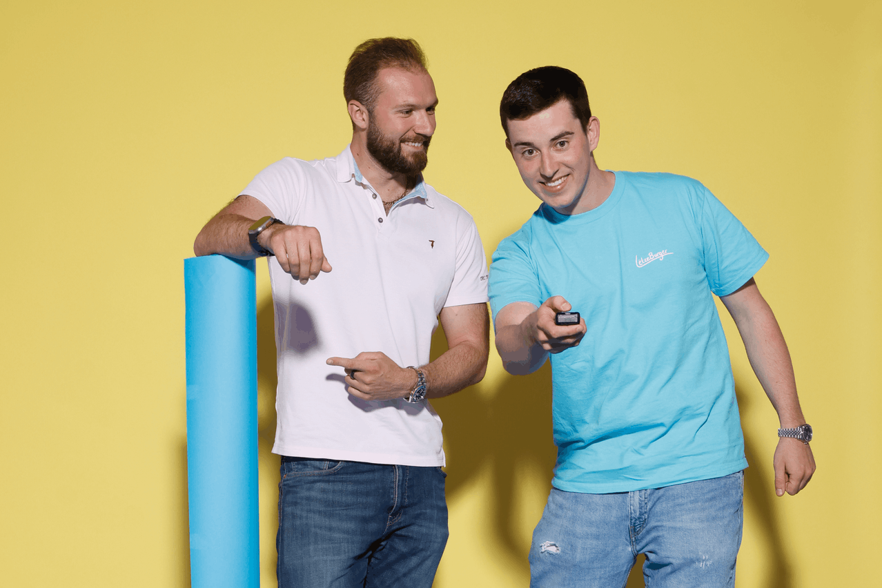 Félix Clement and Pol Miller founded Lëtzeburger in 2018. Photo: Guy Wolff/Maison Moderne