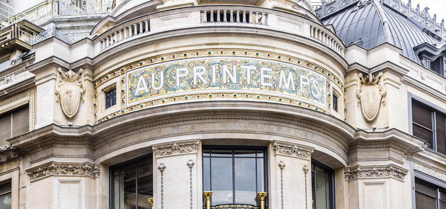 Enseigne emblématique, le premier magasin Printemps a été ouvert en 1865 à Paris. (Photo: Shutterstock)