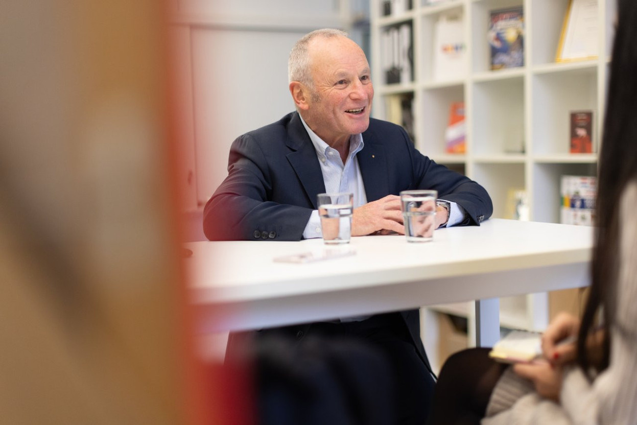 “My first project in life was to open a vehicle repair shop,” recalls Fernand Ernster. “There was an already strong commercial streak in me.” Photo: Guy Wolff/archives