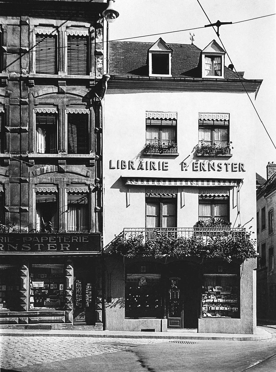The Ernster bookshop was founded in 1889 on Rue du Fossé in Luxembourg City. Archive photo