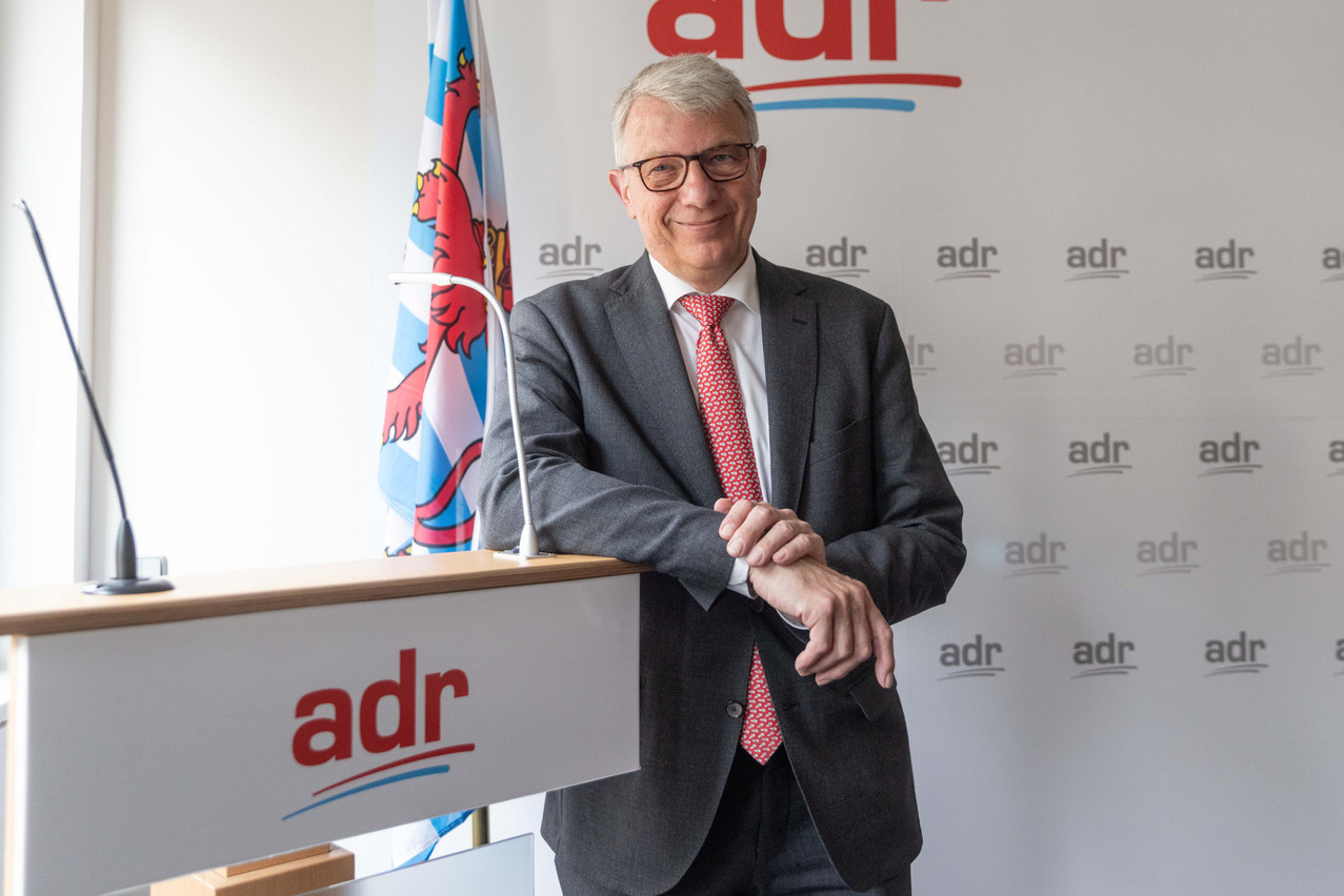 For Fernand Kartheiser, the ADR campaign is already a success as it has made its key issues part of the debate. Photo: Guy Wolff/Maison Moderne