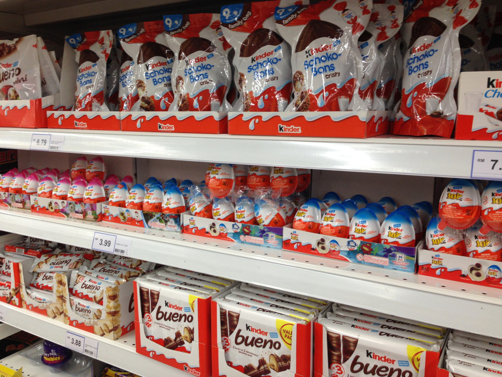 À quelques jours de Pâques, l’auteur menace d’empoisonner des produits de la marque Ferrero. (Photo: Shutterstock)