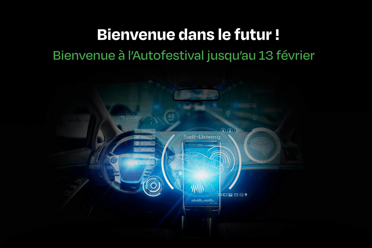 Bienvenue dans le futur! Bienvenue à l’Autofestival jusqu’au 13 février. (Photo: FEDAMO)