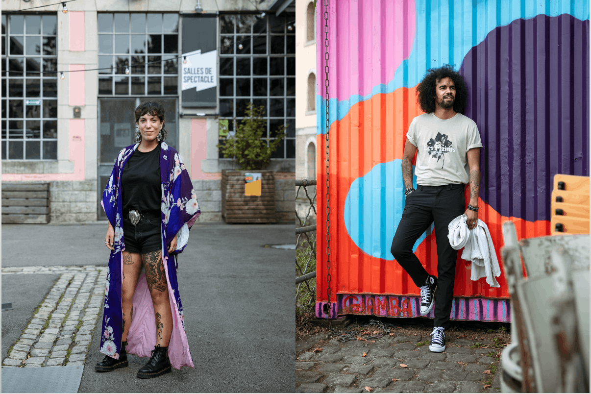 Inês Alves et David Pascoal nous présentent un look spécial festival. (Photo: Romain Gamba/Maison Moderne)