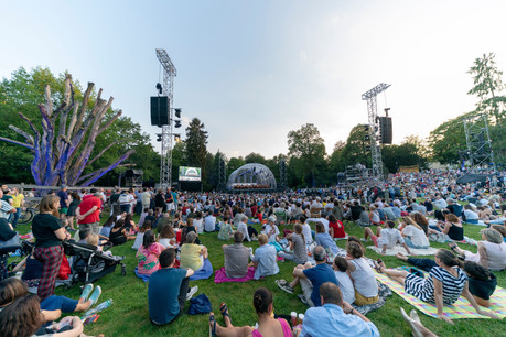 Festival Kinnekswiss Loves 2018, dans le parc municipal Kinnekswiss. (Photo: Pro Musik/Simon Engelbert)