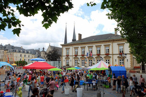 Ce week-end, profitez de Kanner in the City, la fête des jeux pour enfants de 4 à 12 ans. Découvrez diverses activités et ateliers créatifs dans le centre-ville de Luxembourg. (Photo: Ville de Luxembourg)