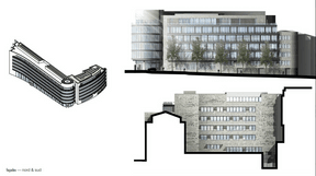Perspectives des façades de l’extension (Illustration : BFF…)
