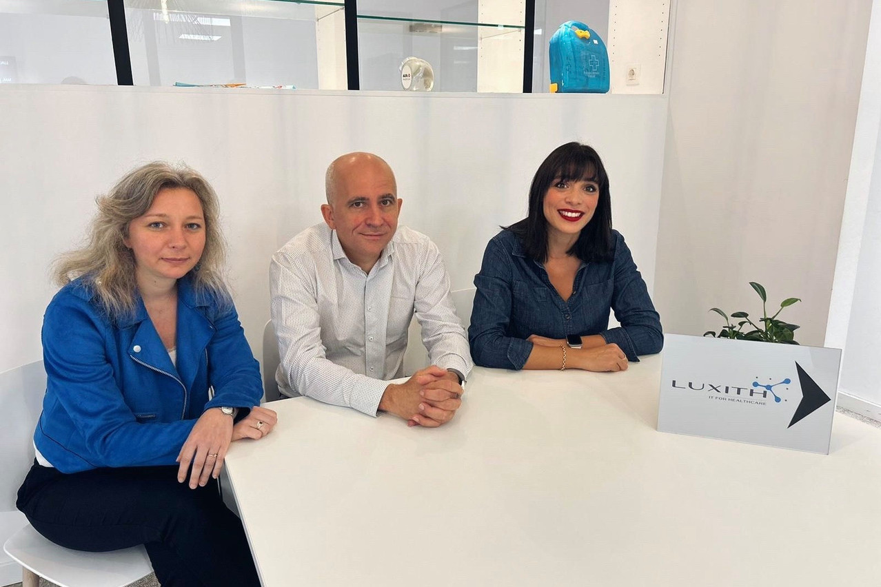 Véronique Clausier (DRH Luxith GIE), Chistophe Nardin (director general of Luxith GIE), Chaffa Zaroui (founder & CEO Fidès Executive Partner). Fidès Executive Partner