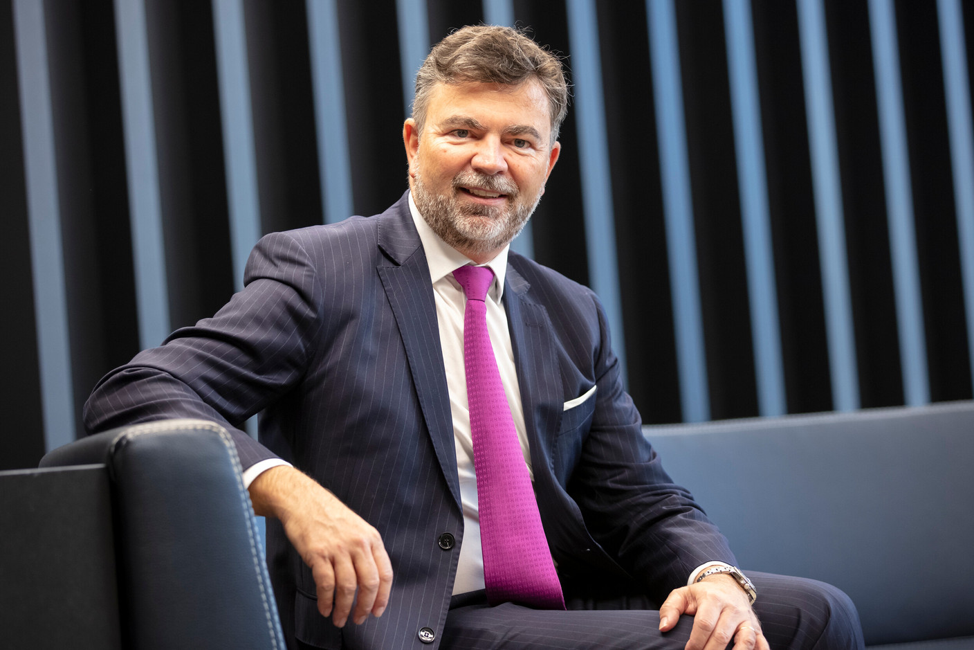 “We are targeting the affluent market, where many people still rely primarily on savings accounts. One of the platform’s key aims is precisely to show clients that there are alternatives to savings accounts and that, if they want a return that outstrips inflation, they will probably need to invest,” summarised Marc Flammang, CEO of Intesa Sanpaolo Wealth Management.  Photo: Stefan Dewickere/Intesa Sanpaolo
