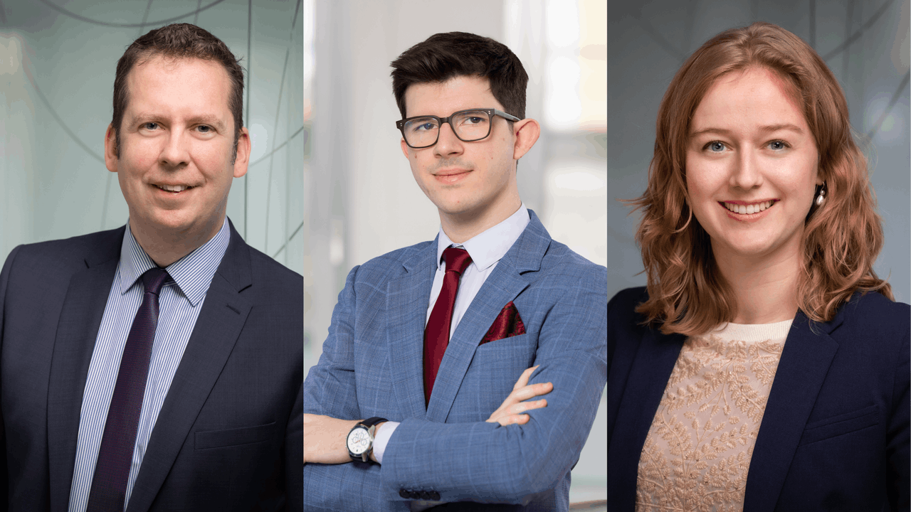 Vincent Wellens, Ottavio Covolo and Sigrid Heirbrant. Photo: NautaDutilh Avocats Luxembourg