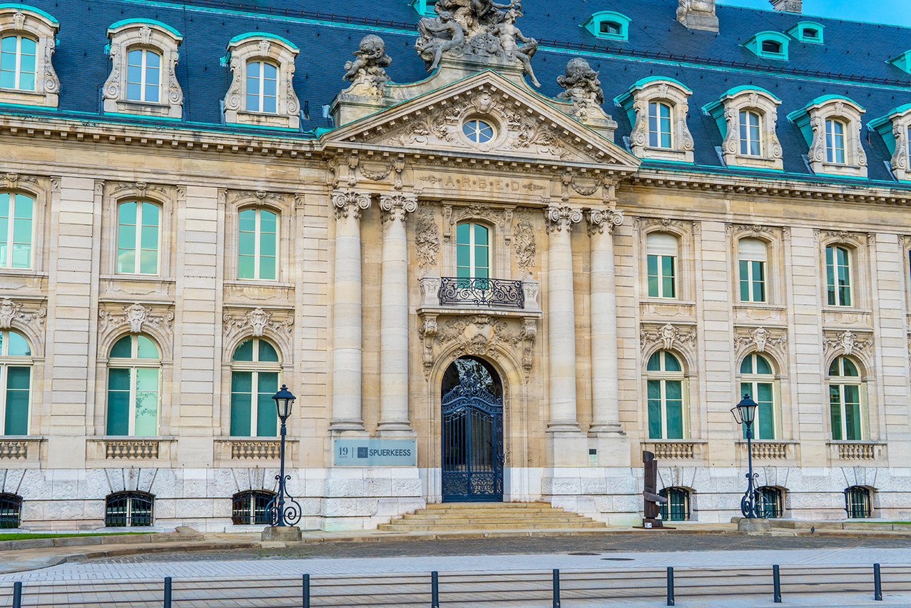 The former headquarters of Arbed, 19 Liberté, now occupied by Spuerkeess, will host the next AEDBF meeting. (Photo: Shutterstock)