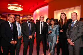 Lena Lascari and Alexandra Dumitru (EFG Bank) at the 2023 Finance Awards, which took place on Tuesday 21 November 2023 at Casino 2000 in Mondorf. Photo: Eva Krins and Marie Russillo/Maison Moderne