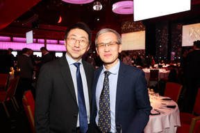 Sung Lee (Citco) and Baokun Li (China Everbright Bank Luxembourg Branch) at the 2023 Finance Awards, which took place on Tuesday 21 November 2023 at Casino 2000 in Mondorf. Photo: Eva Krins and Marie Russillo/Maison Moderne