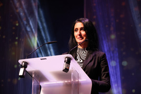 Gaëlle Attardo (LuxCMA) presented the award for “Capital markets-leading M&A expert” at the 2023 Finance Awards, which took place on Tuesday 21 November 2023 at Casino 2000 in Mondorf. Photo: Eva Krins and Marie Russillo/Maison Moderne